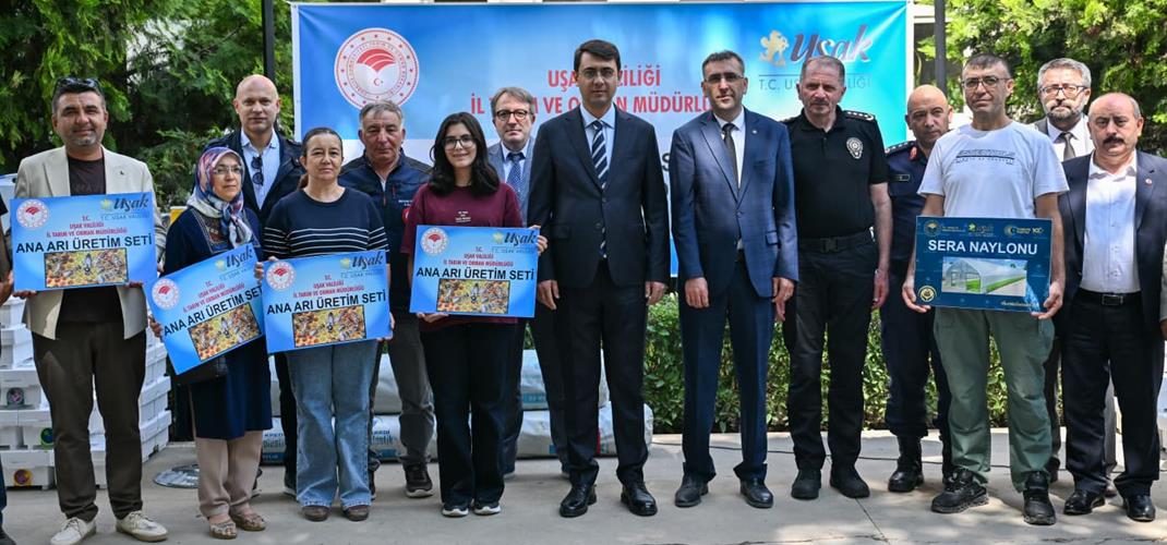 Uşak’ta Arıcılık ve Örtü Altı Üretime Destek